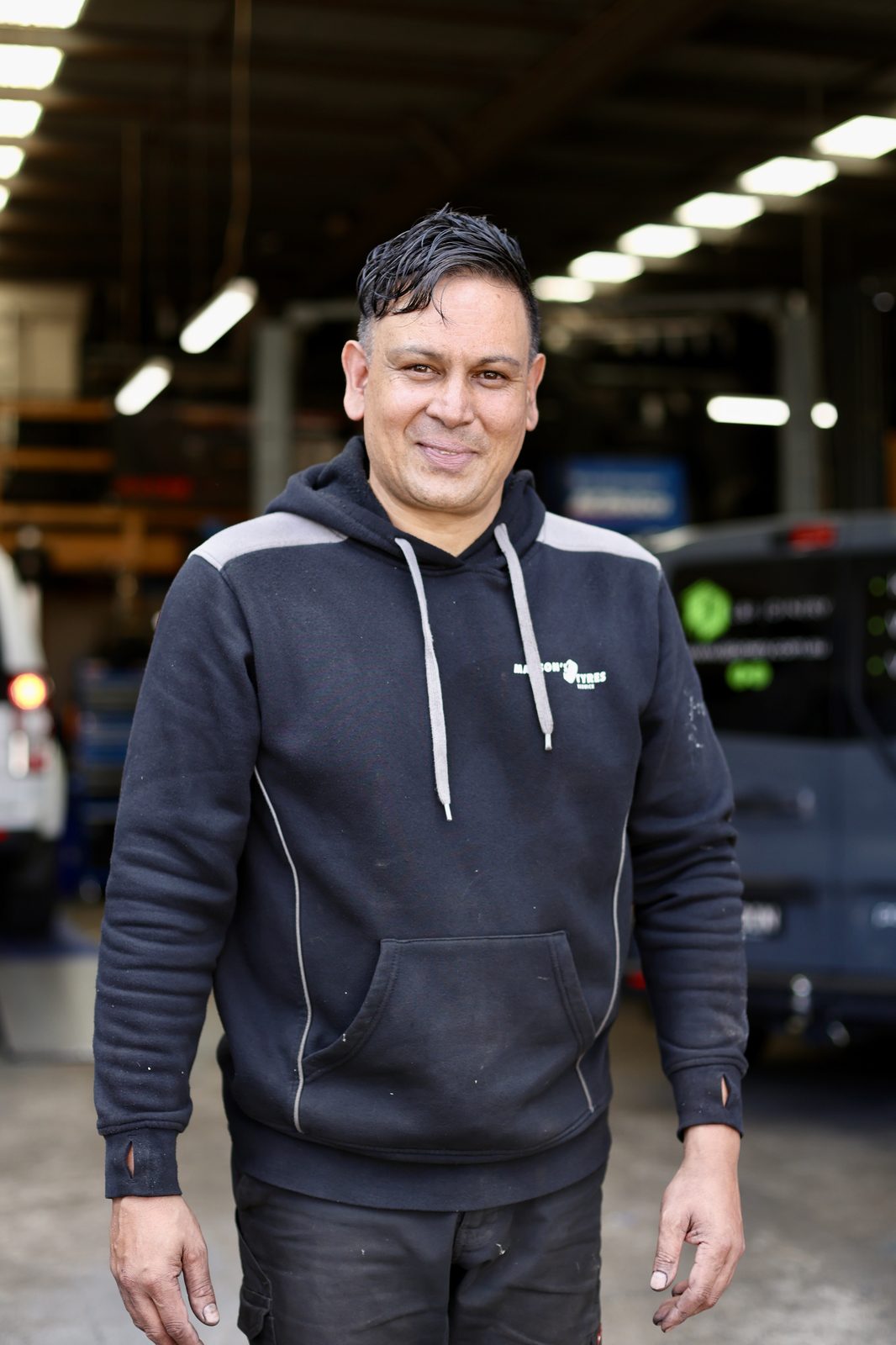 Gary, owner and operator of Manson's Tyres